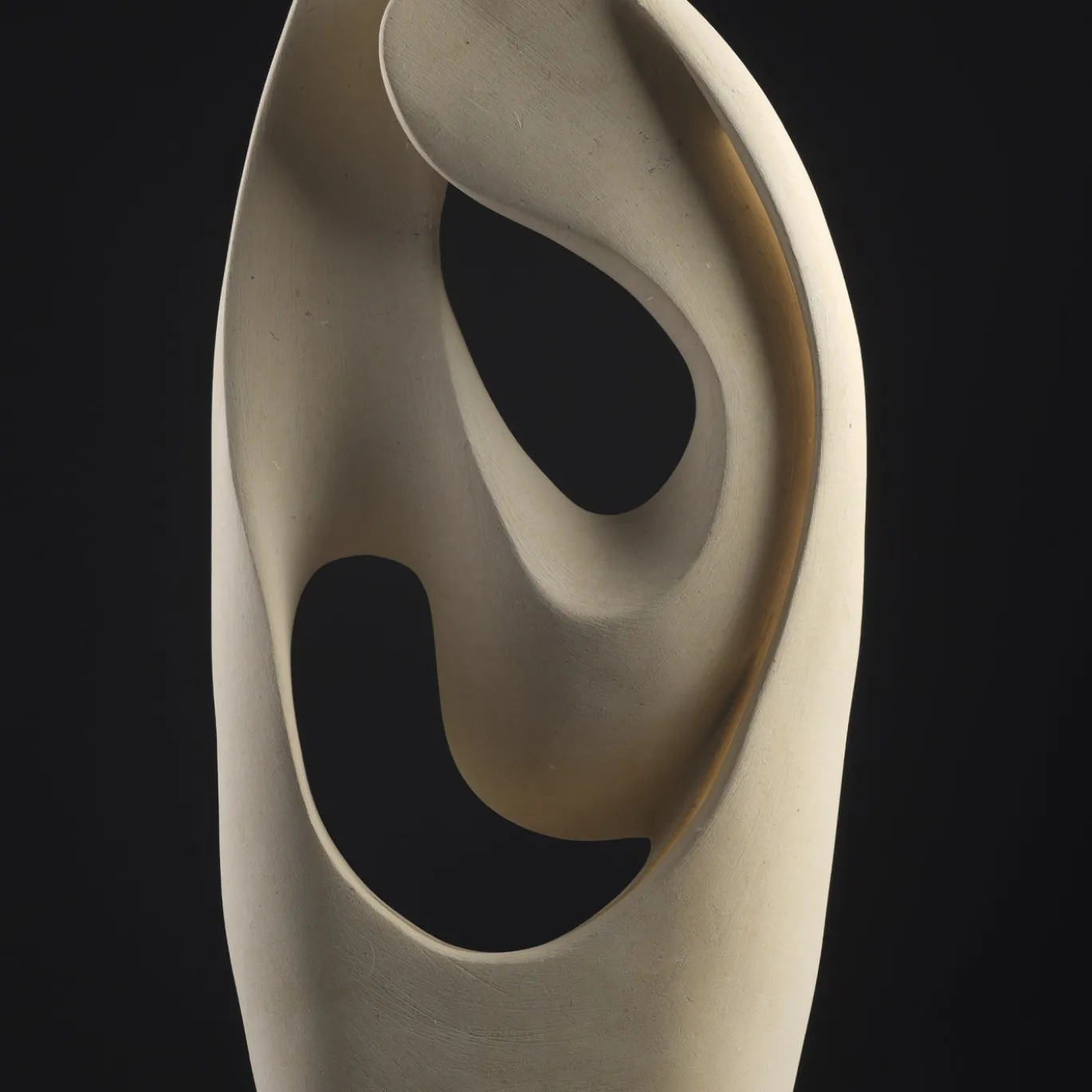 Scultura Luminosa Bacio delle Onde in Pietra di Lecce