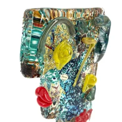 Scultura multicolore Picasso