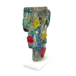 Scultura multicolore Picasso