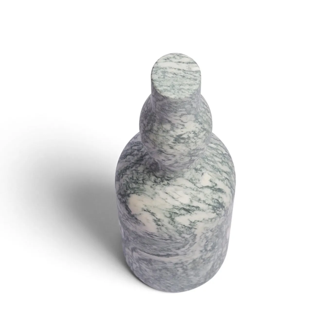 Scultura Omaggio a Morandi in marmo cipollino