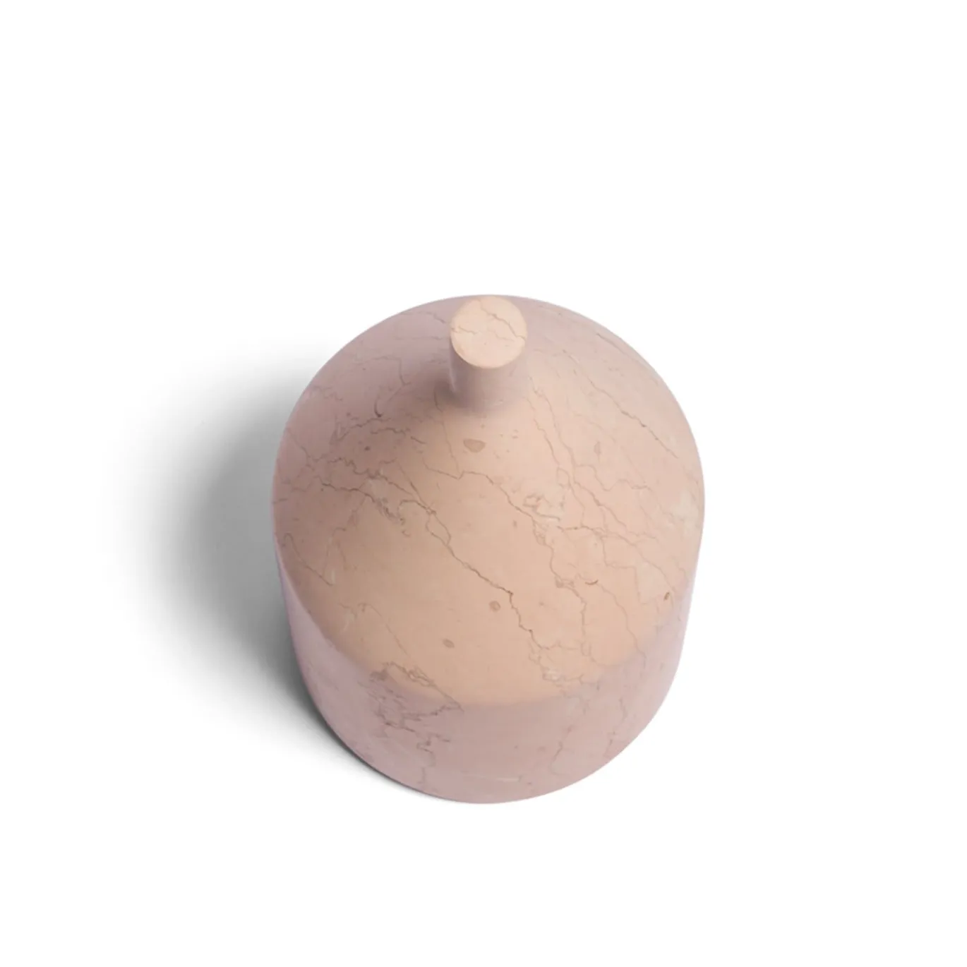 Scultura Omaggio a Morandi in marmo Rosa Perlino