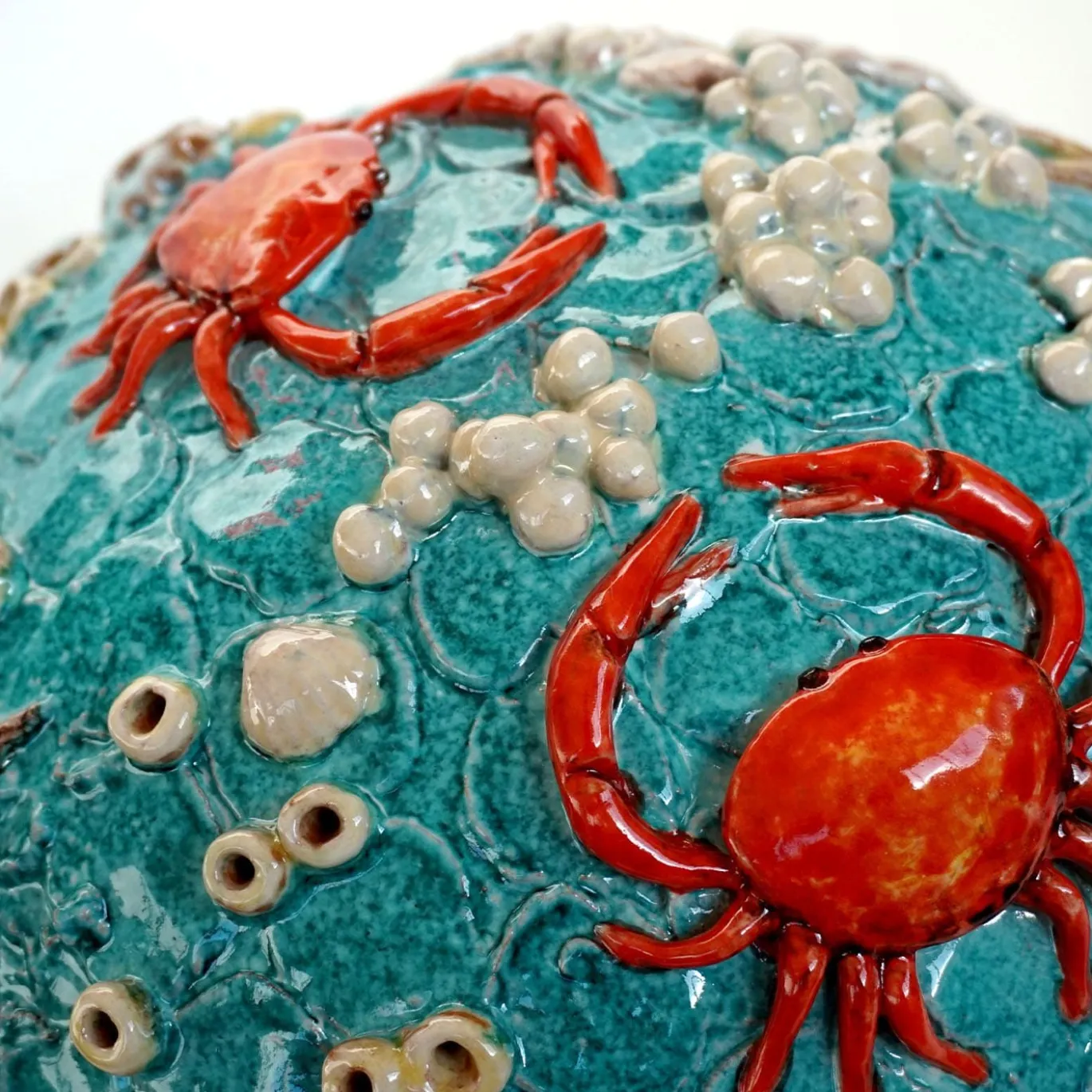 Scultura Sferica Policroma Oceano