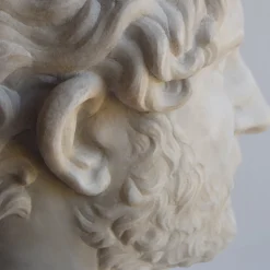Scultura testa di Adriano Imperatore in marmo bianco di Carrara