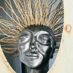 Scultura Testa riccia