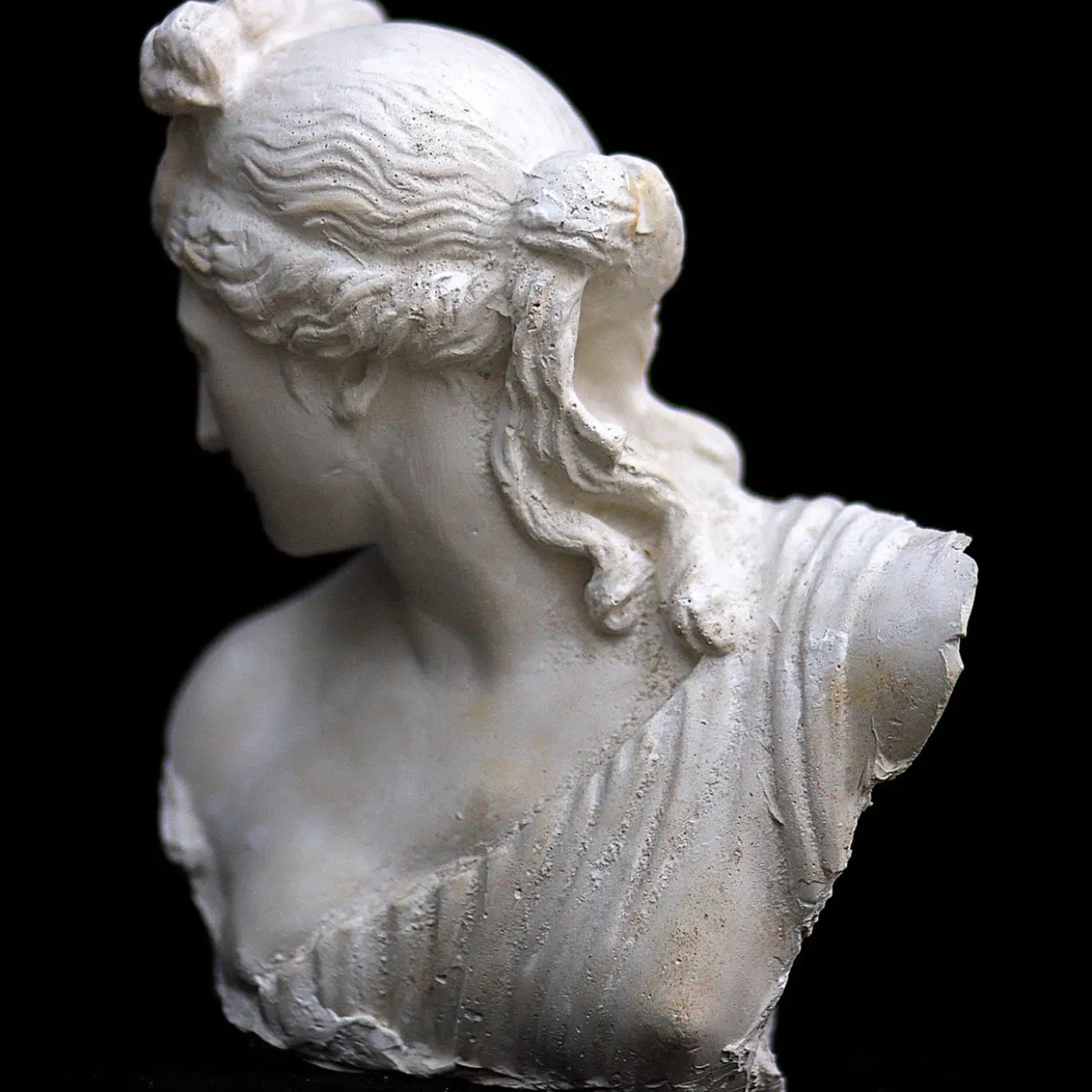 Scultura Venere Callipigia in Gesso Bianco