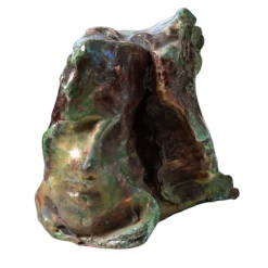 Scultura verde e ramata Metamorfosi D'Amore