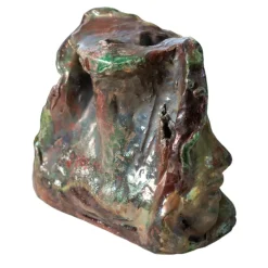 Scultura verde e ramata Metamorfosi D'Amore