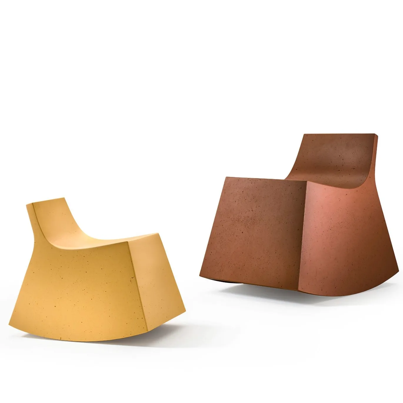 Sedia a dondolo Burano #2 di Defne Koz e Marco Susani