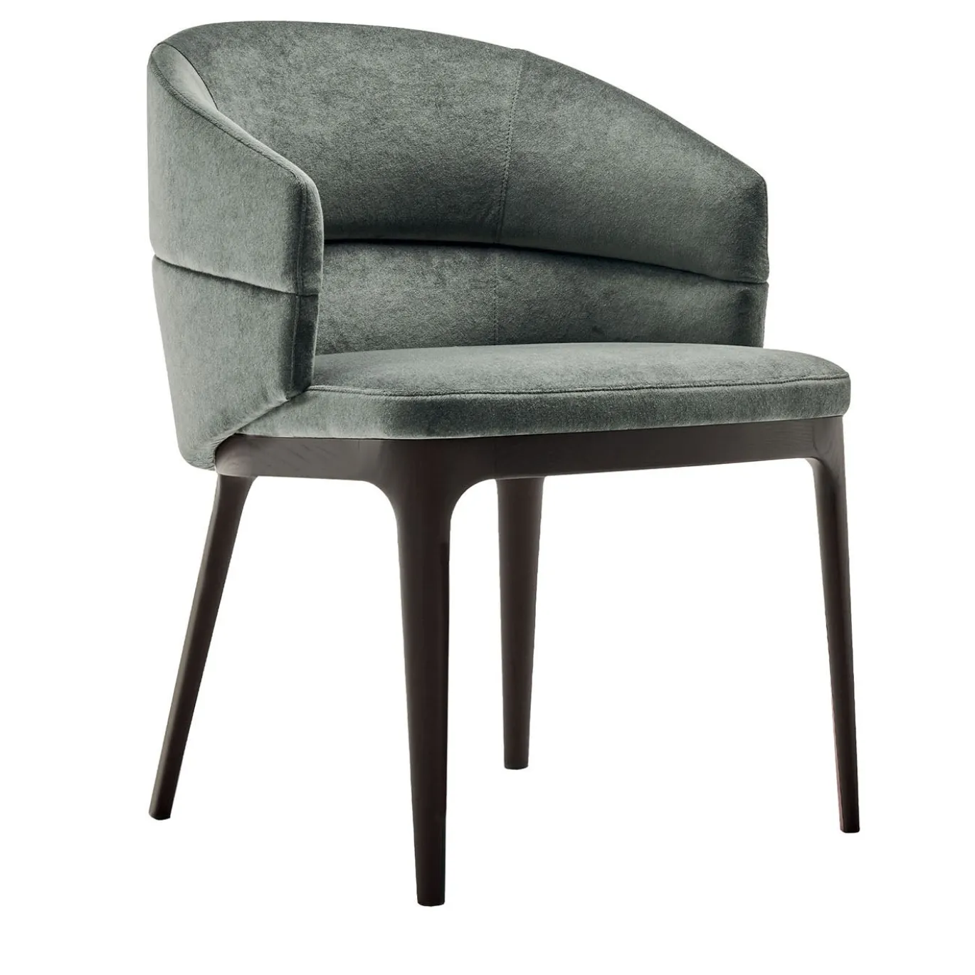 Sedia Alma ED/50 083 in legno di frassino tinto grigio