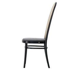 Sedia alta nera Morris di GamFratesi