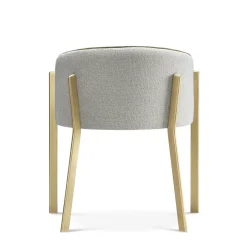 Sedia Arch Mousse in velluto e ottone di Richard Hutten
