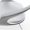 Sedia a slitta con schienale basso Frenchkiss di Stefano Bigi