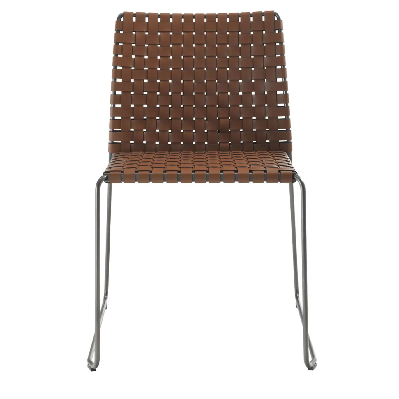 Sedia Bizzy Brown intrecciata