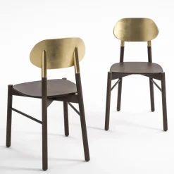 Sedia Bokken con foglia d'oro