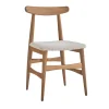 Sedia Bologna Beige e Noce