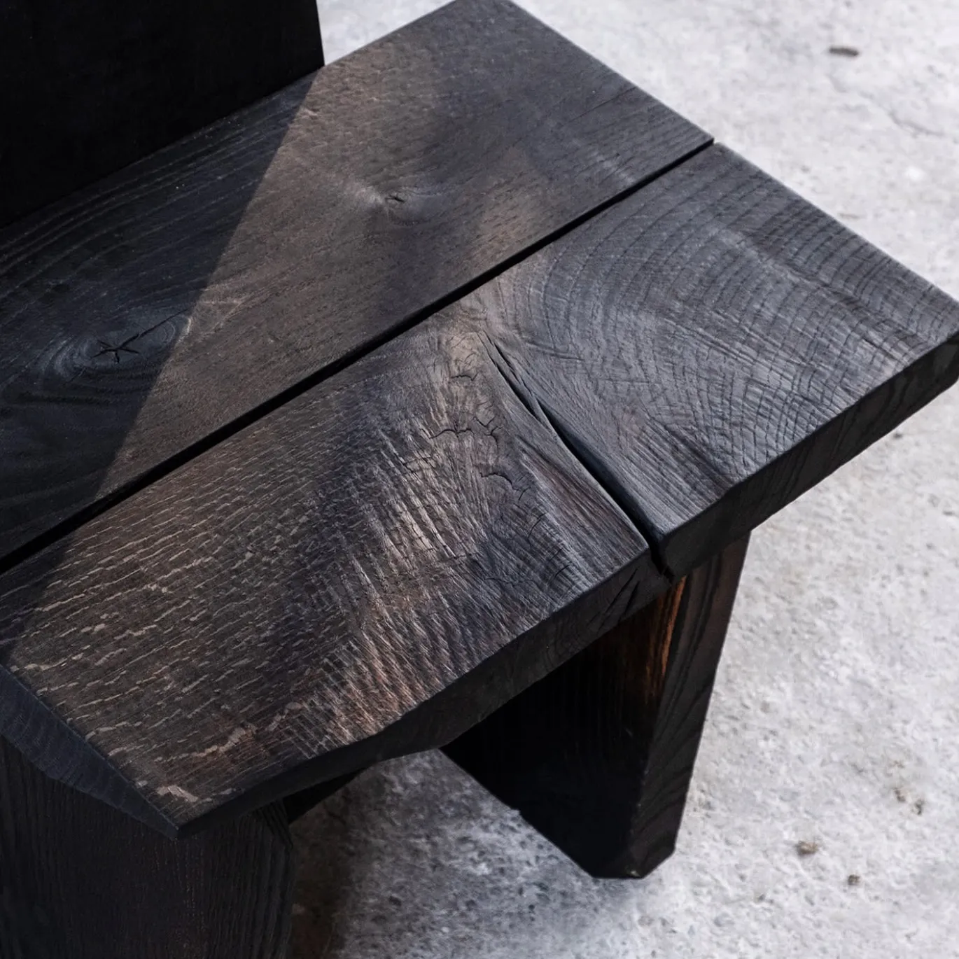 Sedia Bors in legno di quercia