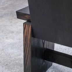 Sedia Bors in legno di quercia