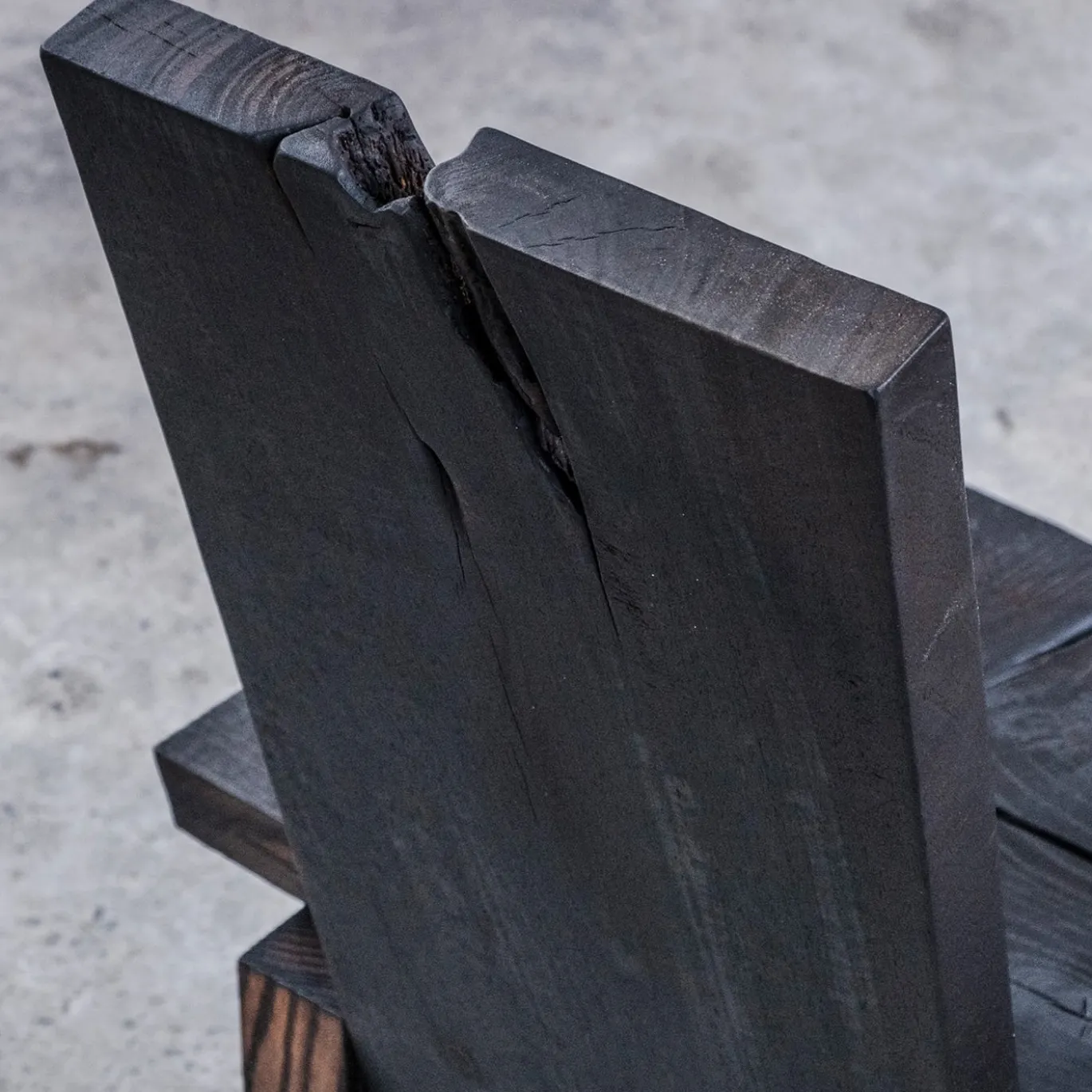 Sedia Bors in legno di quercia