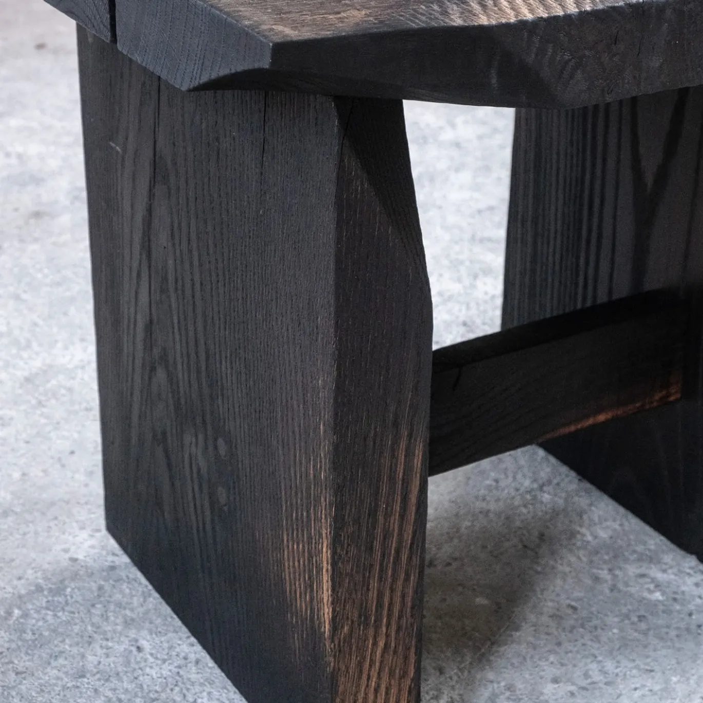 Sedia Bors in legno di quercia