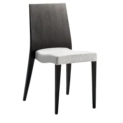 Sedia Ciak in bianco e nero di Umberto Bertoni