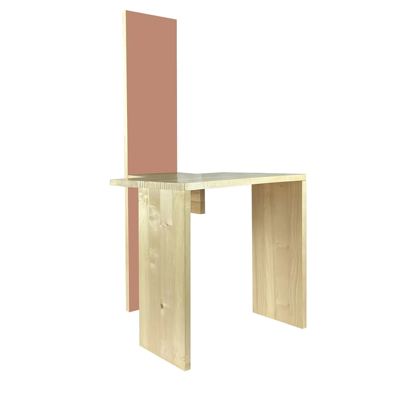 Sedia Cimabue Beige Rosso di Ferdinando Meccani