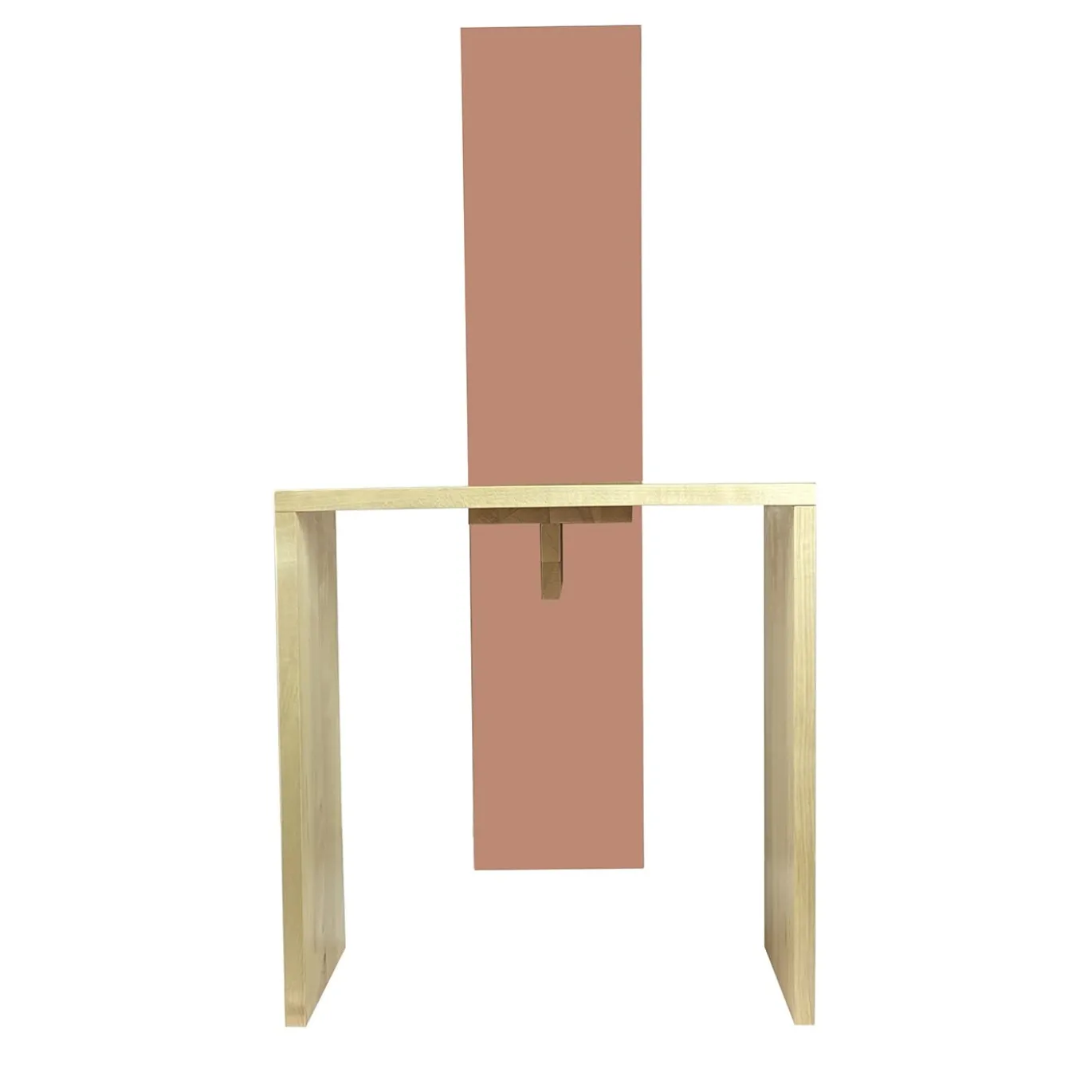Sedia Cimabue Beige Rosso di Ferdinando Meccani