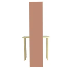 Sedia Cimabue Beige Rosso di Ferdinando Meccani