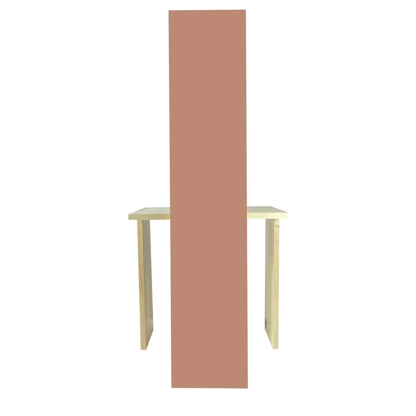 Sedia Cimabue Beige Rosso di Ferdinando Meccani