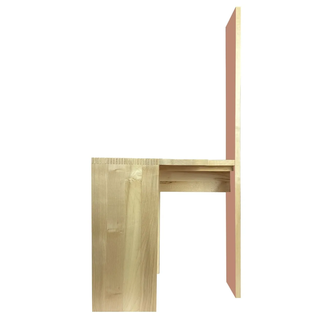 Sedia Cimabue Beige Rosso di Ferdinando Meccani