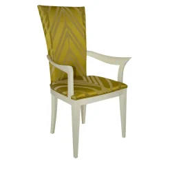Sedia classica Deco con braccioli