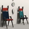 Sedia Colette blu e rossa