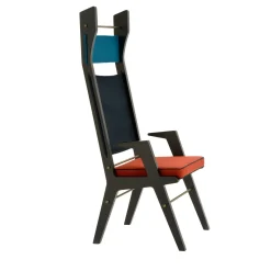 Sedia Colette blu e rossa