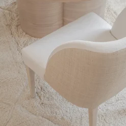 Sedia Colette Raffia Dinner della collezione Riviera