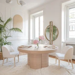 Sedia Colette Raffia Dinner della collezione Riviera
