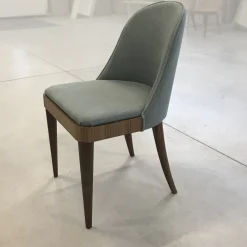 Sedia Cordiale in Noce Canaletto Grigio