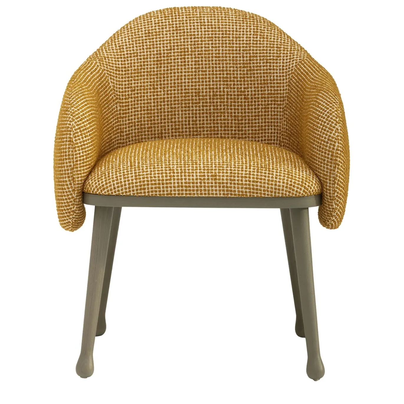 Sedia Corolla 270 Mustard di Cristina Celestino