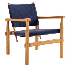 Sedia da Esterno Blu Doron Hotel by Charlotte Perriand