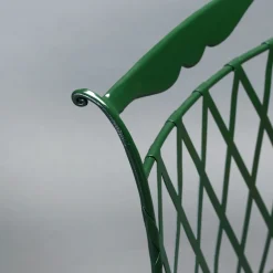 Sedia da esterno Florio in ferro verde