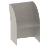 Sedia da esterno in alluminio grigio Coimbra 01