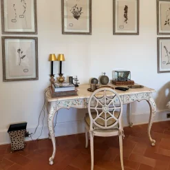 Sedia da pranzo Aqulieia Brenches & Flowers Crema