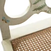 Sedia da pranzo Corte Green Felci e Farfalle