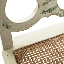 Sedia da pranzo Corte Green Felci e Farfalle
