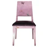 Sedia da pranzo Cremona Violet Indigo con farfalle