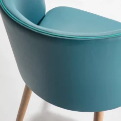 Sedia da pranzo Kyoto Light Blue di Balutto Associati
