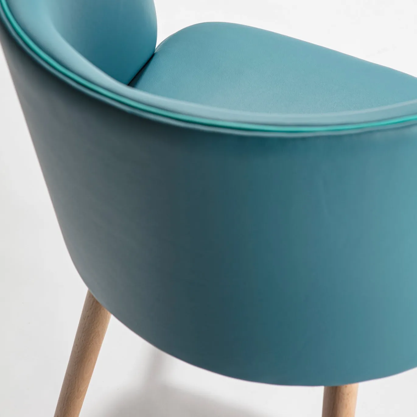 Sedia da pranzo Kyoto Light Blue di Balutto Associati
