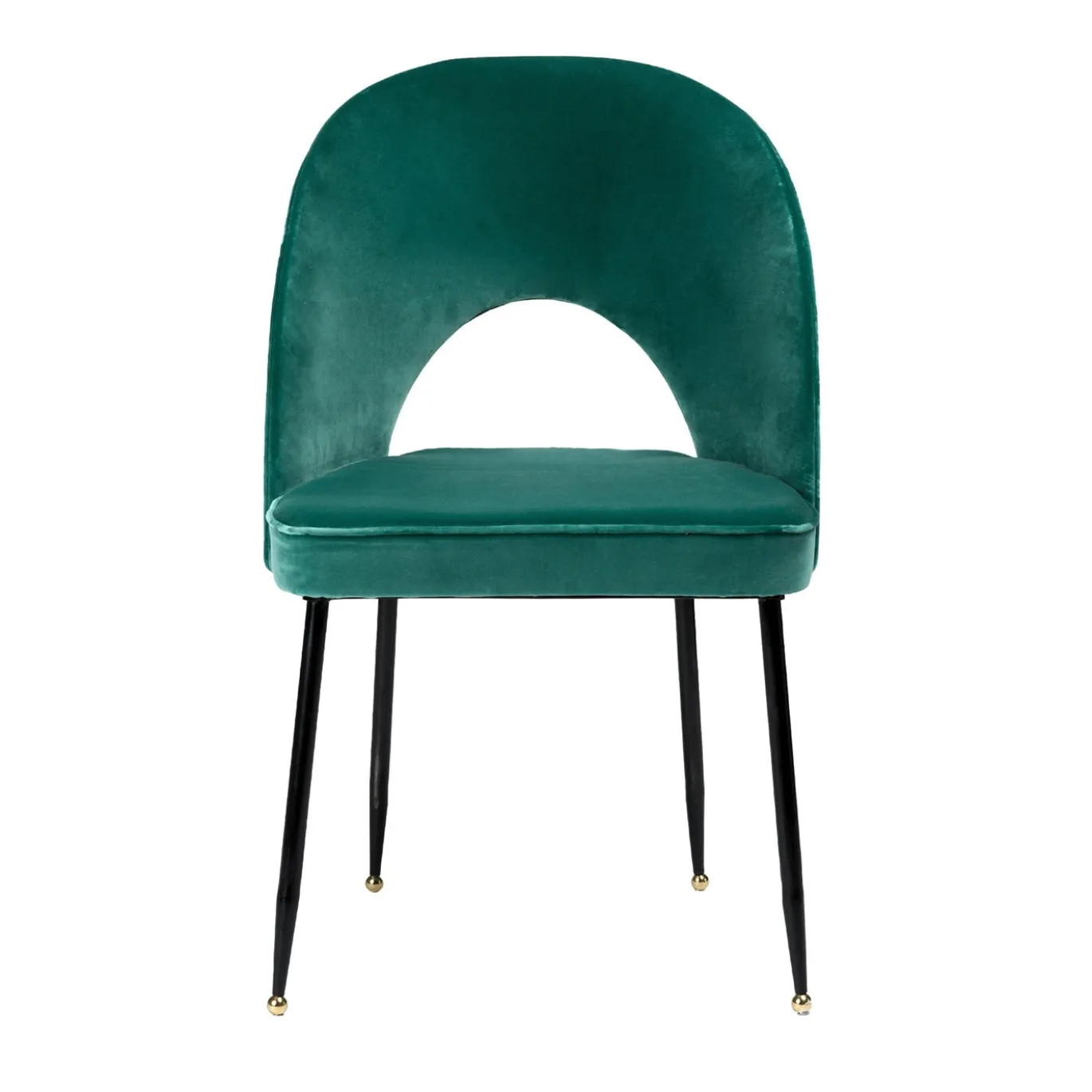 Sedia da pranzo Pretty Thing ad arco verde