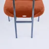 Sedia da pranzo Rebecca in velluto arancione bruciato