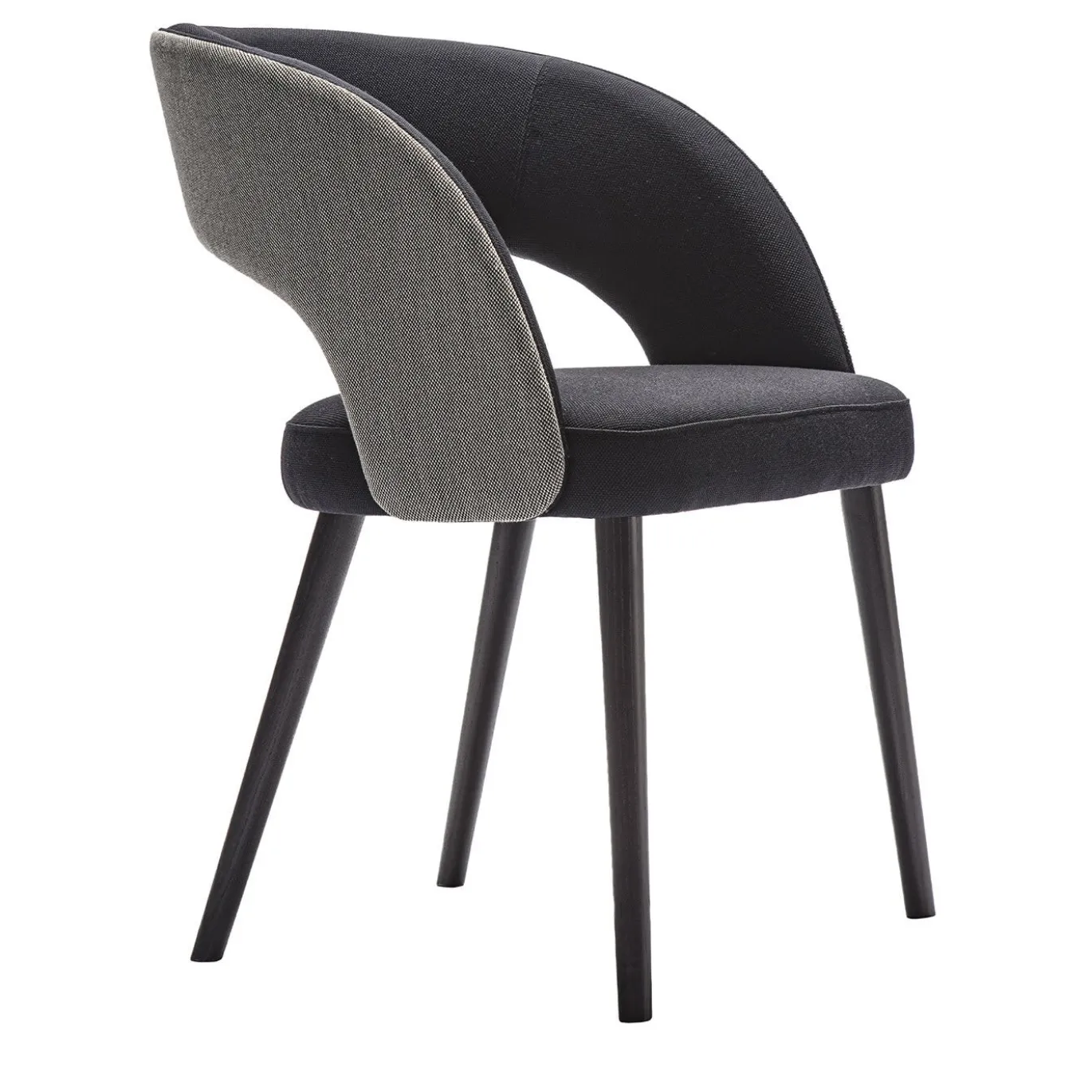 Sedia da pranzo Ring 2-Tone Gray di Balutto Associati