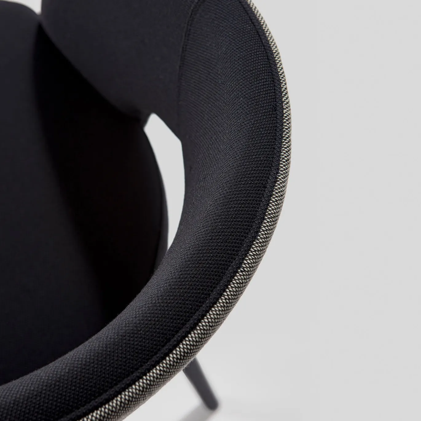 Sedia da pranzo Ring 2-Tone Gray di Balutto Associati