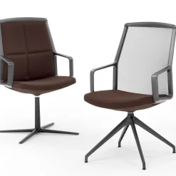 SEDIA DA RIUNIONE ADELE in castagno #1 di ORLANDINIDESIGN